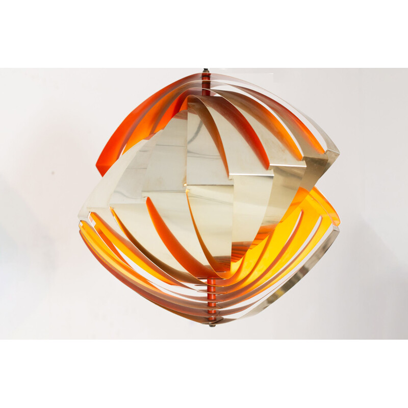 Vintage Konkylie pendant lamp by Louis Weisdorf for Lyfa, 1960