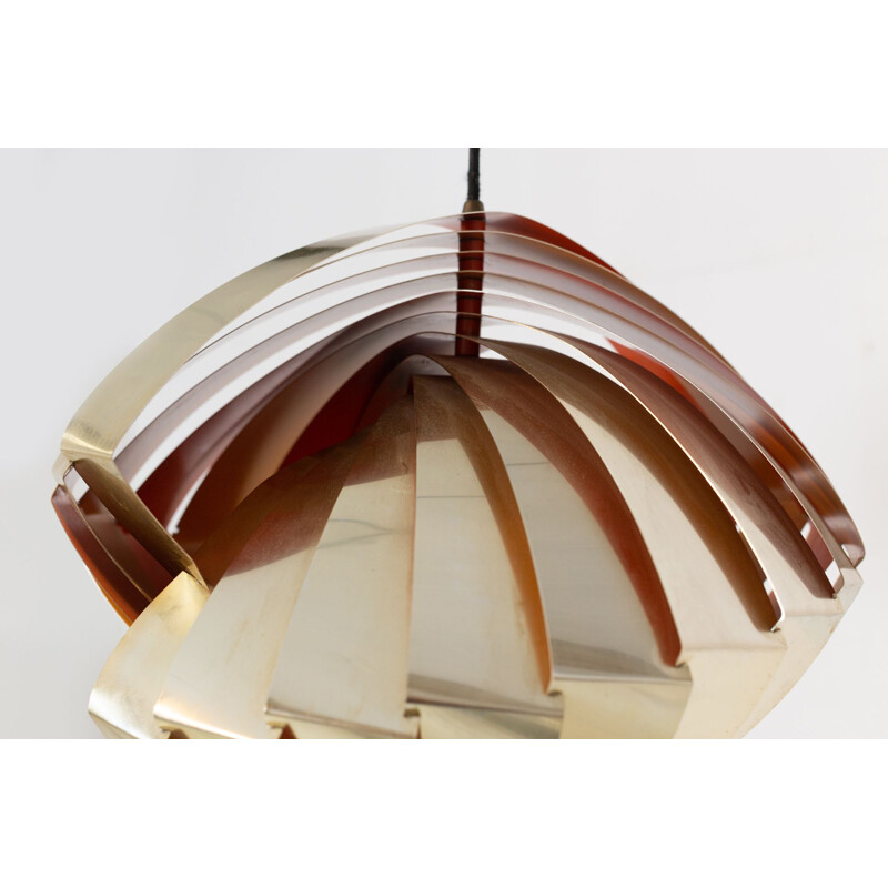 Vintage Konkylie pendant lamp by Louis Weisdorf for Lyfa, 1960