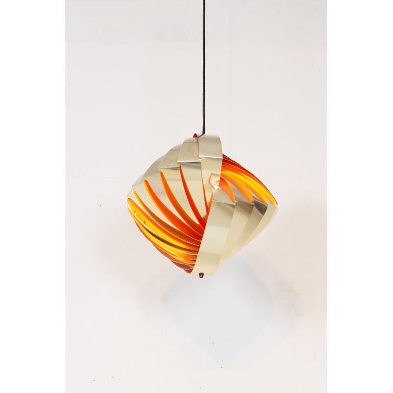 Vintage Konkylie pendant lamp by Louis Weisdorf for Lyfa, 1960