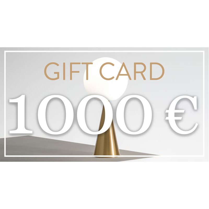 Carte-cadeau 1 000 euros