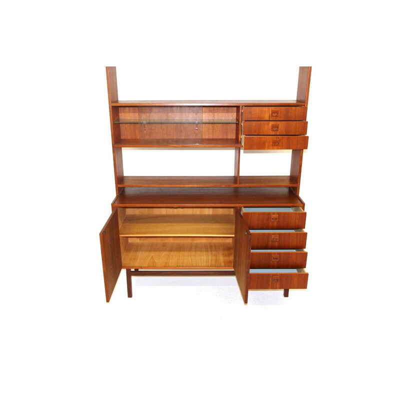 Vintage teak bookcase, Sweden 1960