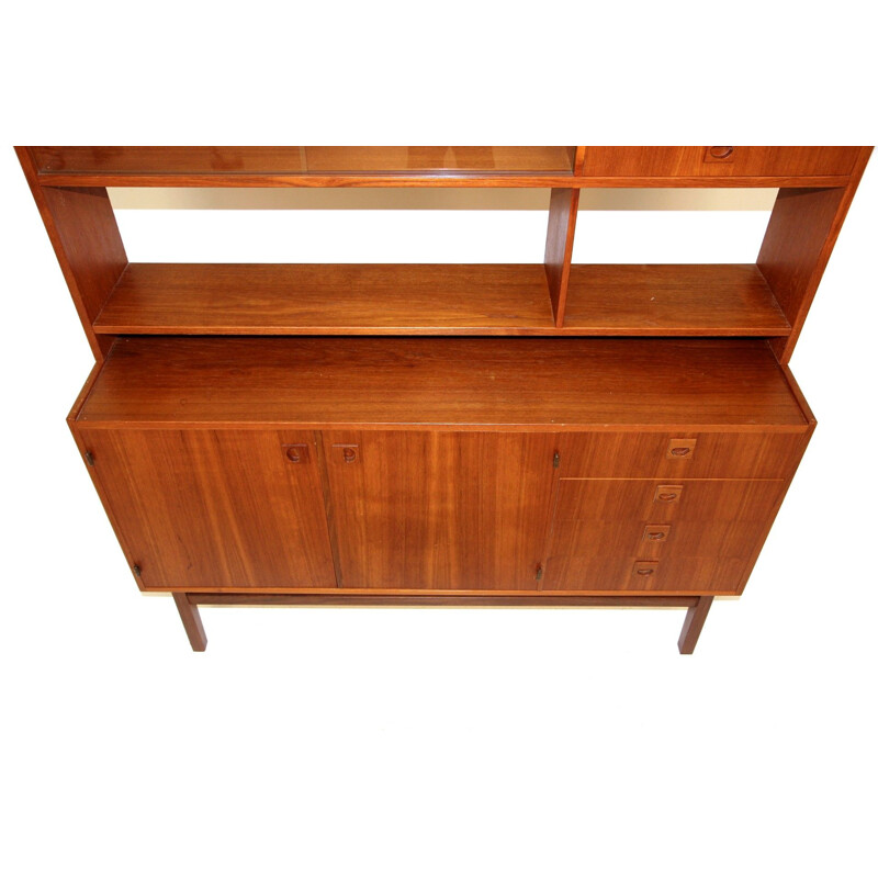 Vintage teak bookcase, Sweden 1960