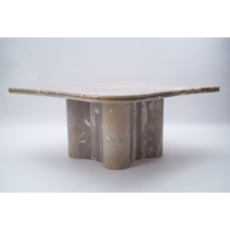 Vintage marble coffee table, Italy 1970