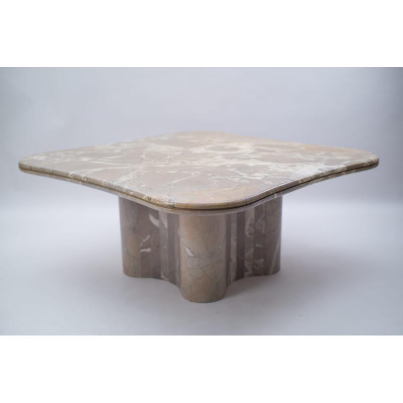 Vintage marble coffee table, Italy 1970