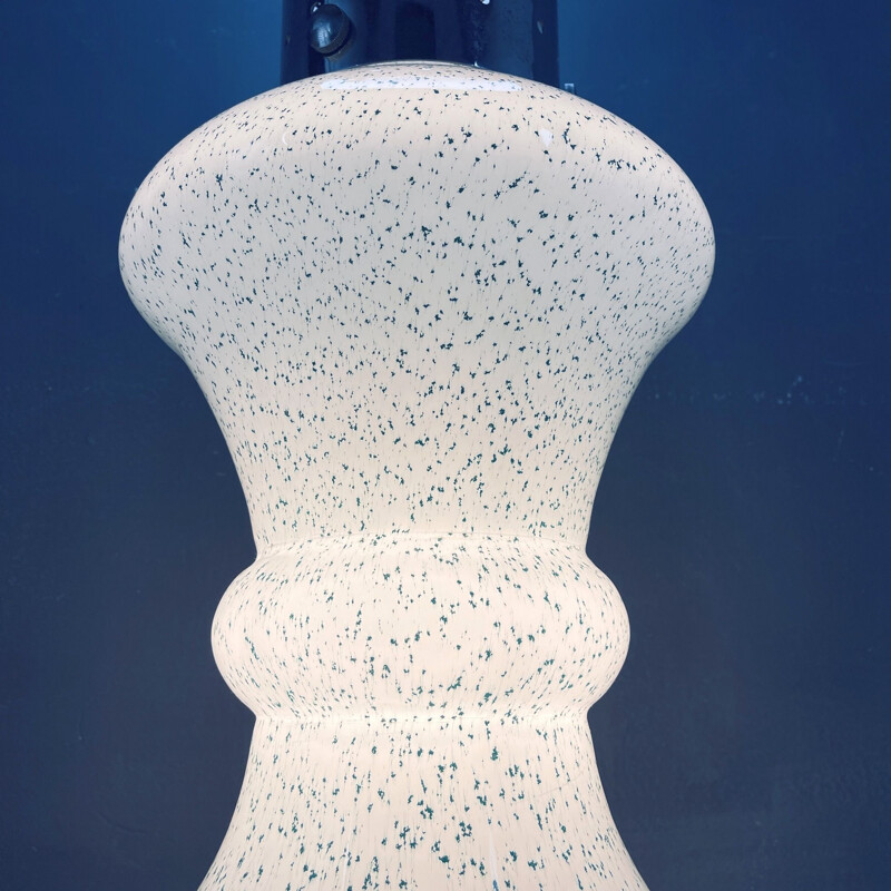 Mid-century Birillo Murano glass floor lamp by Carlo Nason for Mazzega, Italy 1960s