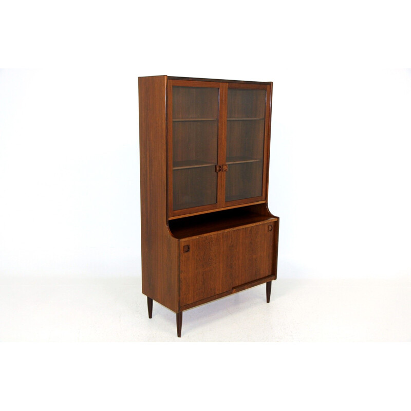 Vintage rosewood china cabinet by Farsø Møbelfabrik, Denmark 1960