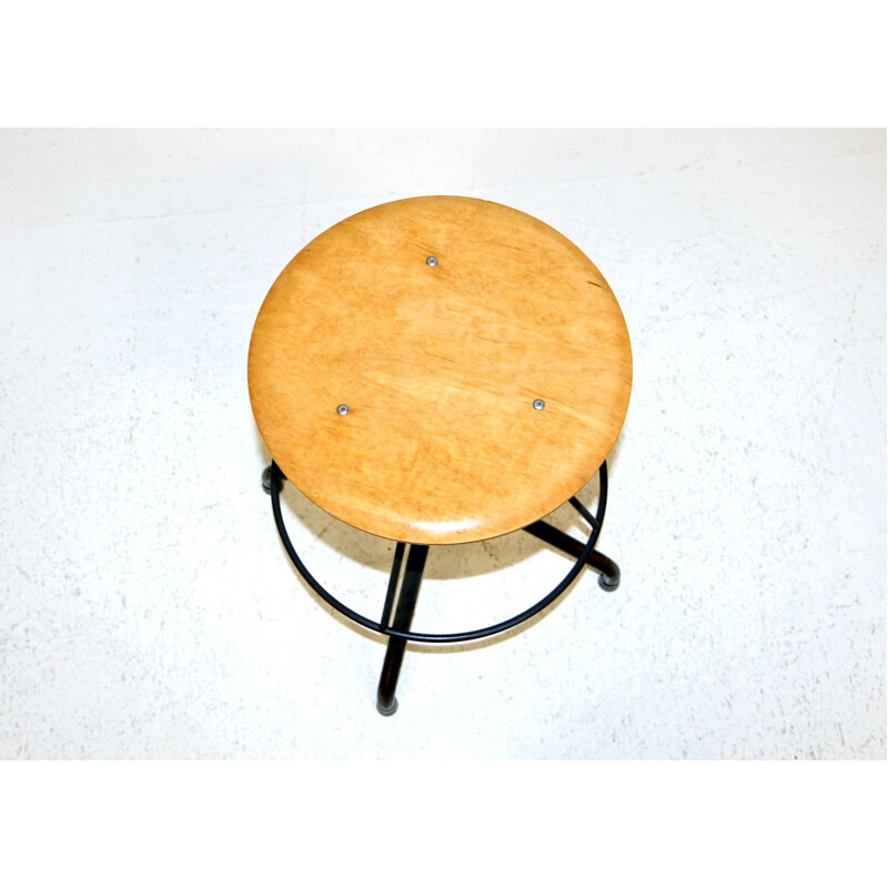 Vintage teak stool, Sweden 1960