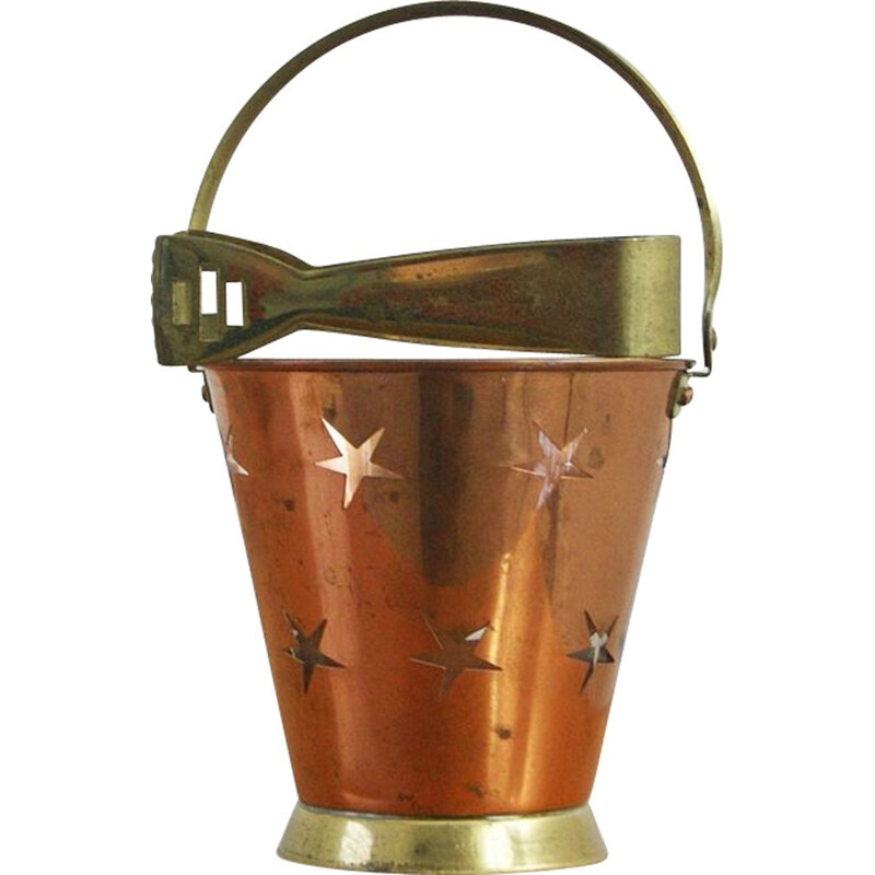 Vintage copper ice bucket by Mitab Karlshamn, Sweden