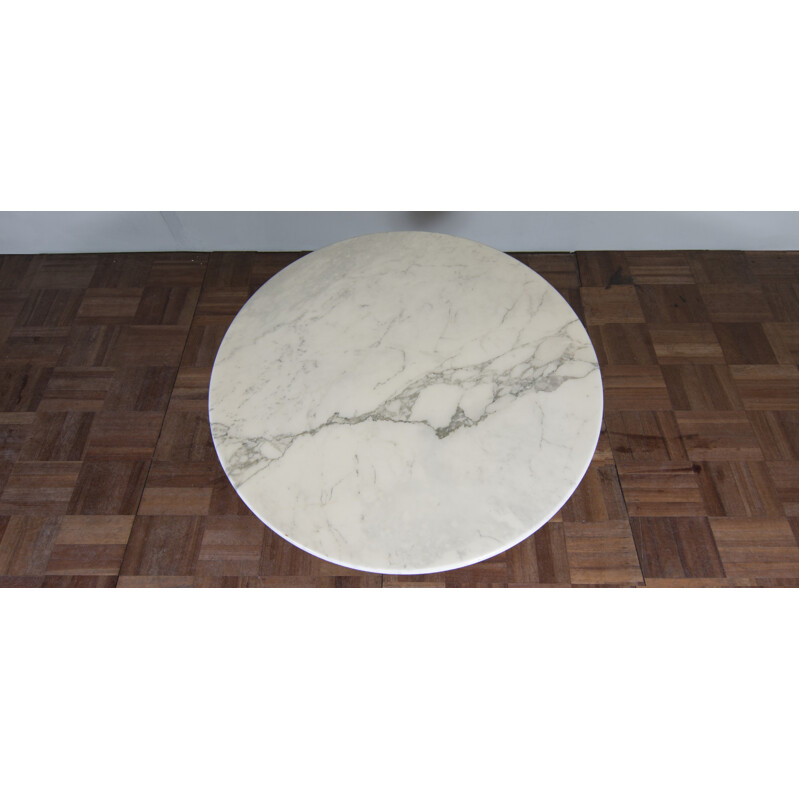 Carrara marble dining table, Angelo MANGIAROTTI - 1969