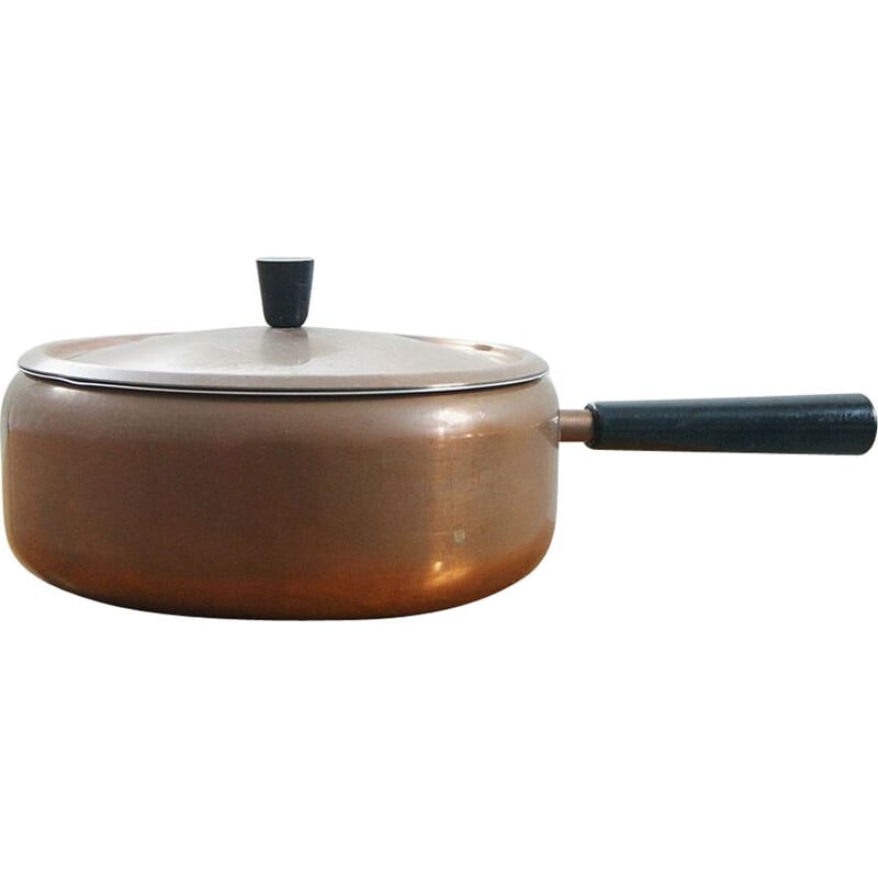 Vintage copper spring fondue dish from Culinox, Switzerland