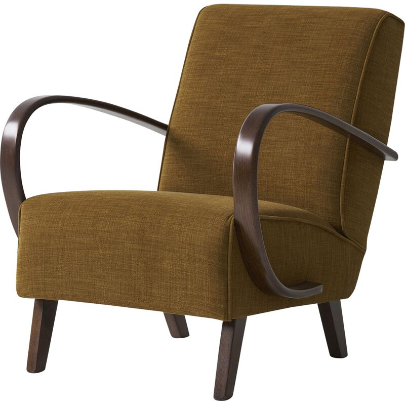 Vintage H-410 armchair by Jindrich Halabala, 1930s