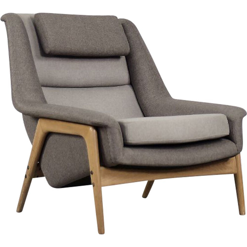 Fauteuil suédois vintage par Folke Ohlsson pour Dux, 1960