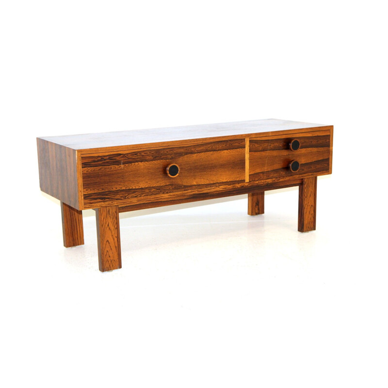 Vintage rosewood console, Sweden 1960