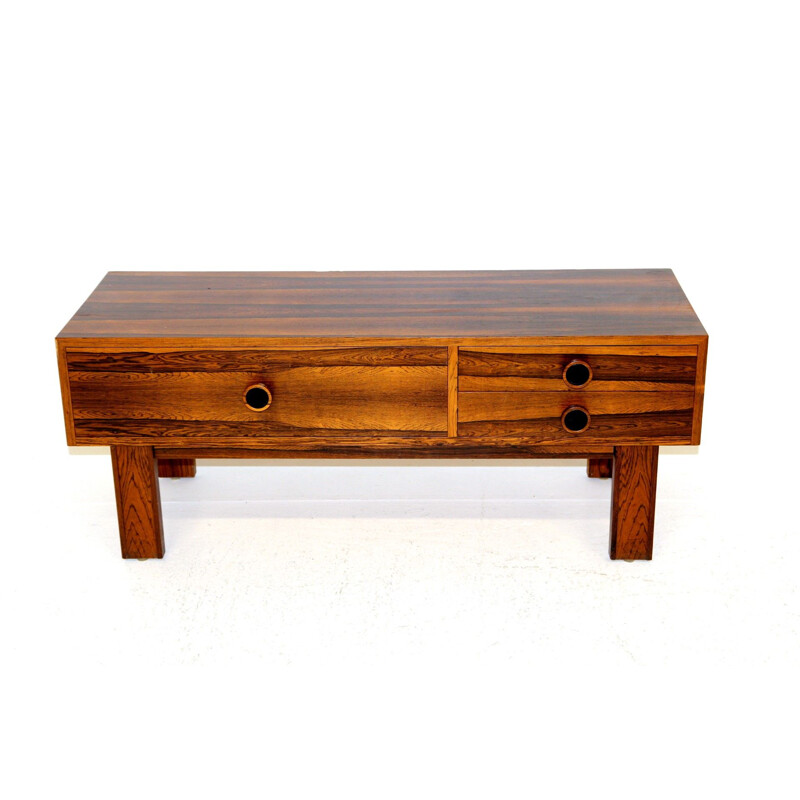 Vintage rosewood console, Sweden 1960