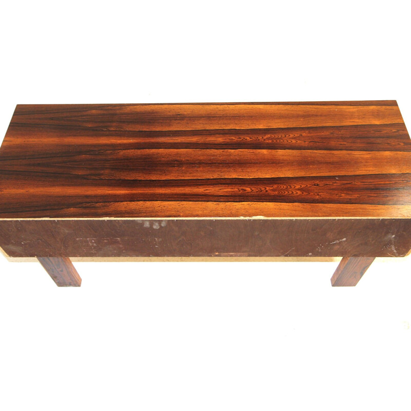 Vintage rosewood console, Sweden 1960