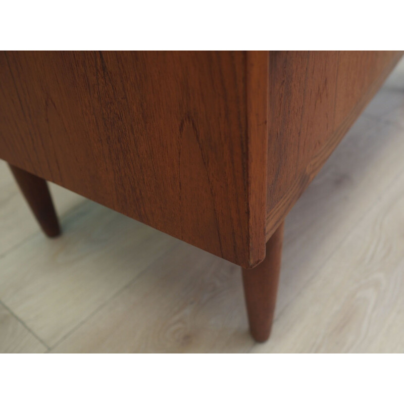 Teak vintage chest of drawers, 1960-1970s