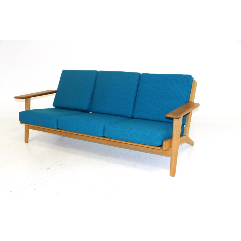 Vintage Ge-290 oakwood sofa by Hans J. Wegner for Getama, 1960