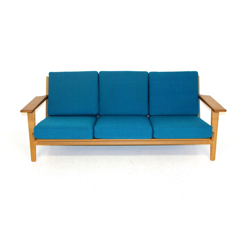 Vintage Ge-290 oakwood sofa by Hans J. Wegner for Getama, 1960
