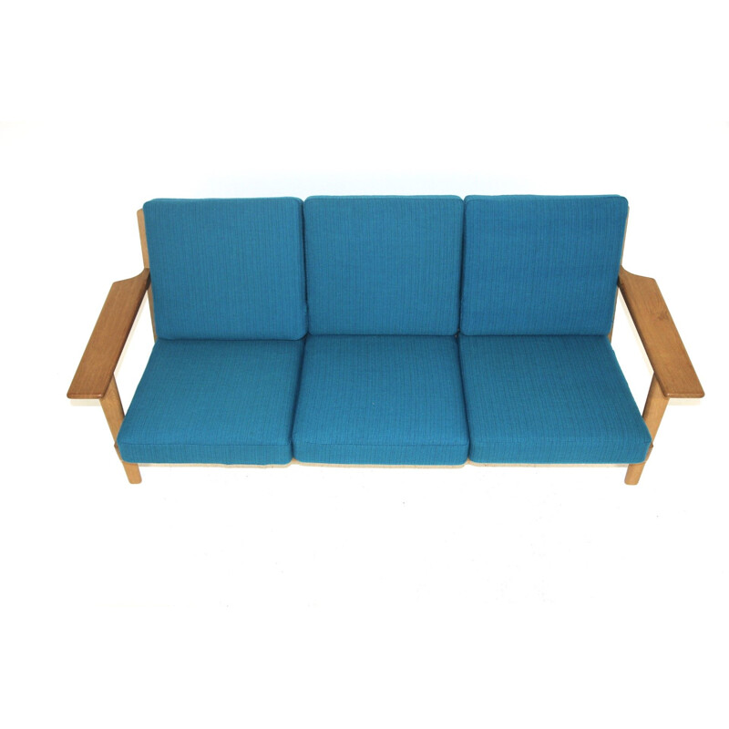 Vintage Ge-290 oakwood sofa by Hans J. Wegner for Getama, 1960