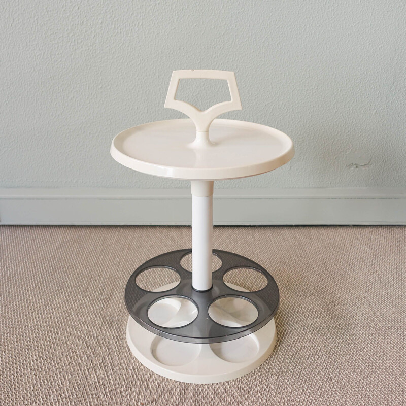 Table d'appoint de bar vintage en plastique par Flair Holland, 1970