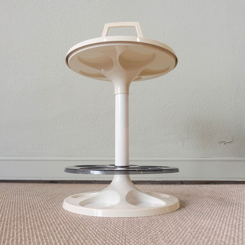 Vintage plastic bar side table by Flair Holland, 1970s