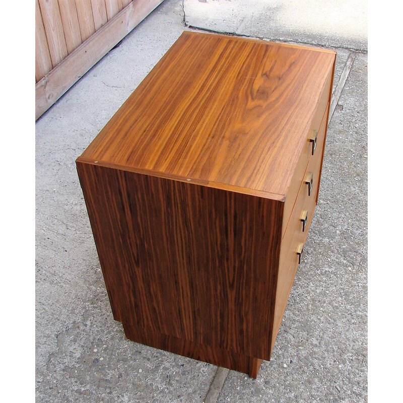 Vintage wood chest of drawers, 1960s