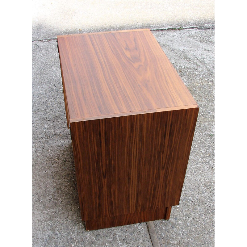 Cassettiera in legno vintage, 1960