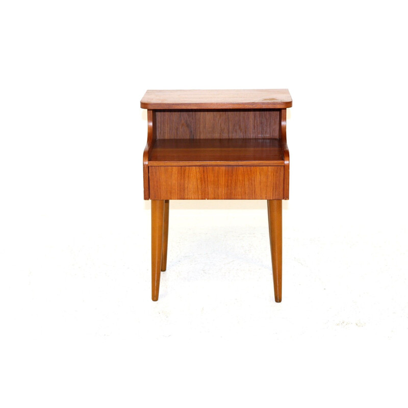 Vintage teak night stand, Sweden 1950