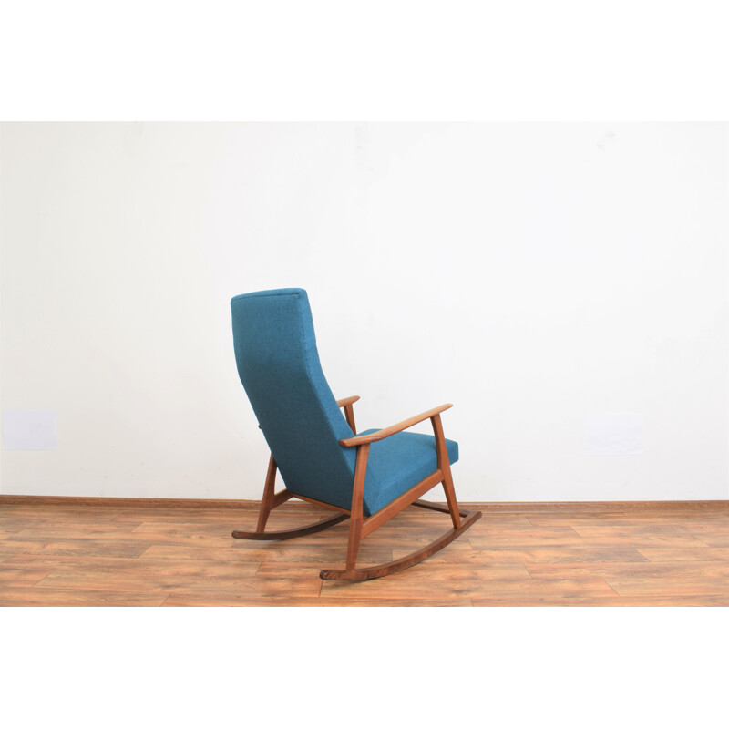 Mid-century danish teak rocking chair, 1960s