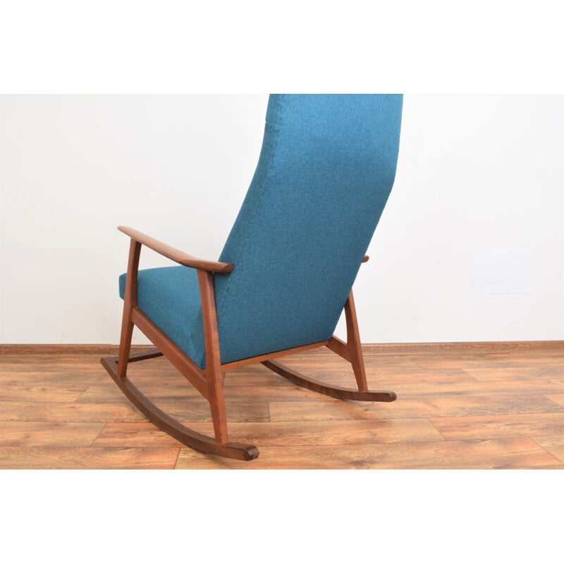 Mid-century danish teak rocking chair, 1960s