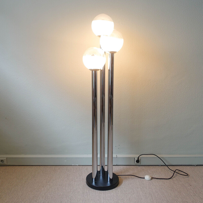 Mid-century cascade floor lamp by Marinha Grande, Portugal 1970s