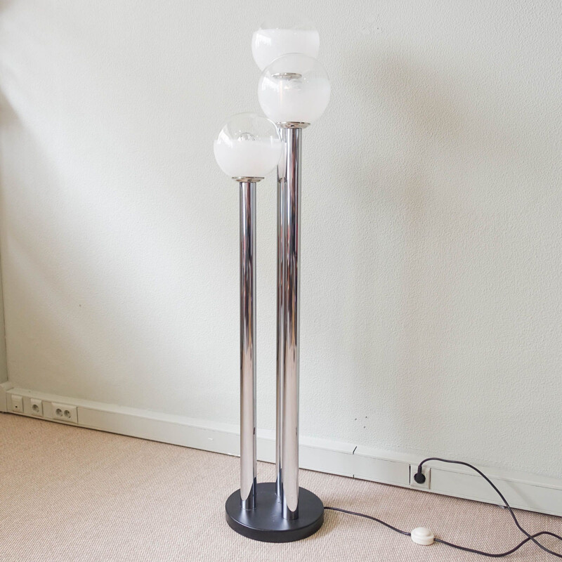 Mid-century cascade floor lamp by Marinha Grande, Portugal 1970s