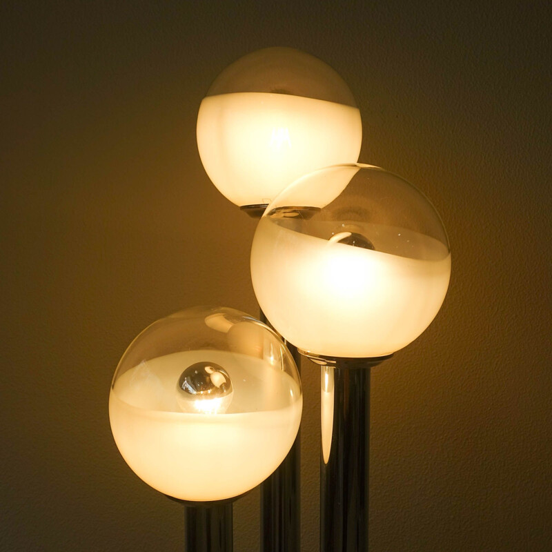 Mid-century cascade floor lamp by Marinha Grande, Portugal 1970s