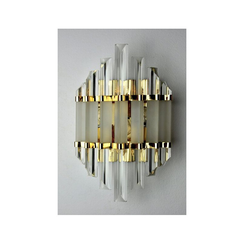 Pair of glass sconces by Paolo Venini,1970s