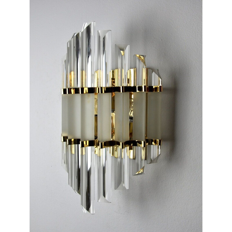 Pair of glass sconces by Paolo Venini,1970s