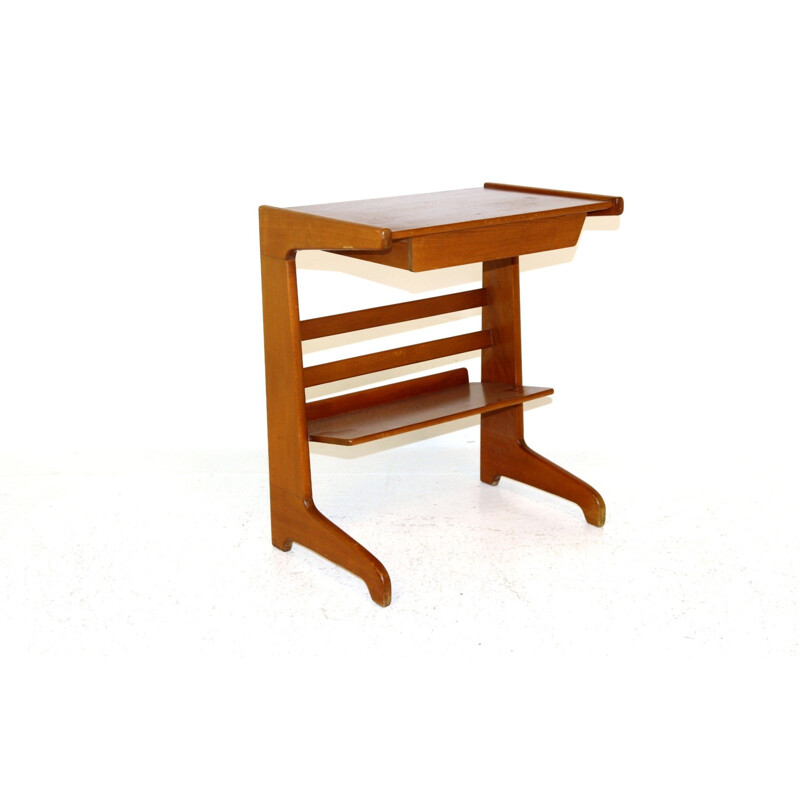 Vintage mahogany console by Nordisk Kompaniet, Sweden 1950s