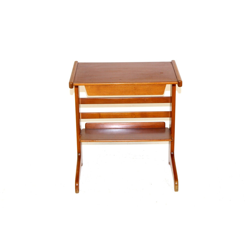 Vintage mahogany console by Nordisk Kompaniet, Sweden 1950s