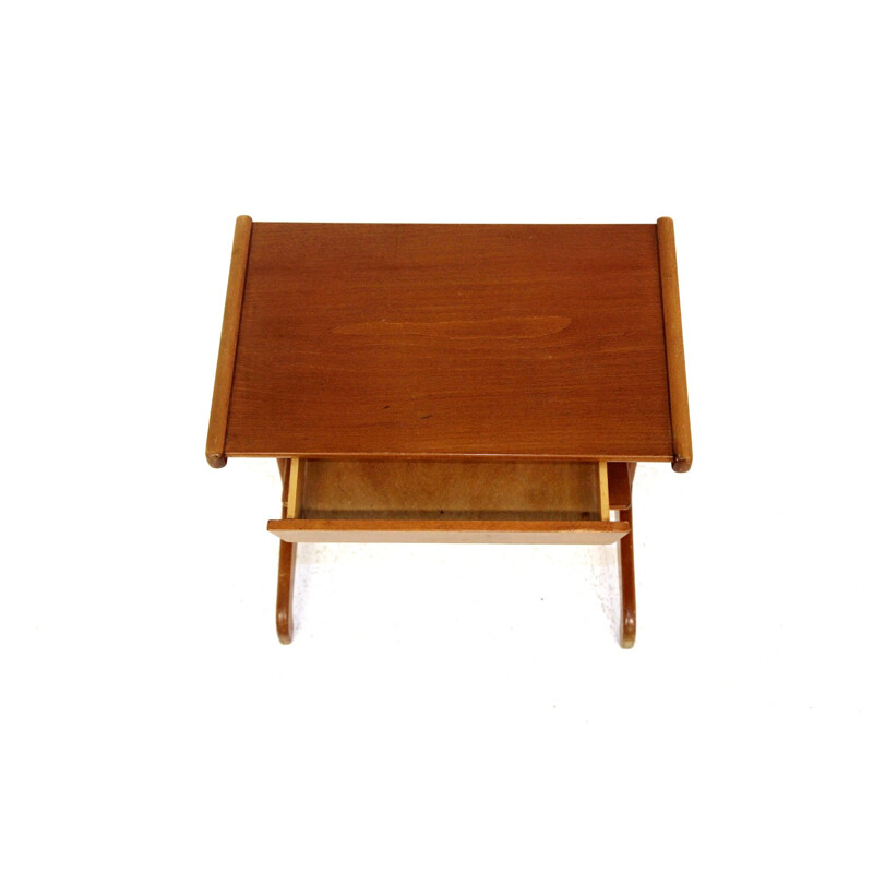 Vintage mahogany console by Nordisk Kompaniet, Sweden 1950s