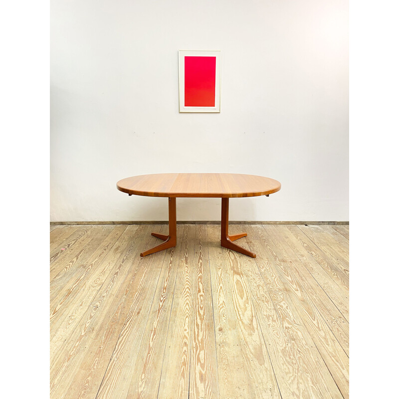 Mid-century teak extendable dining table by Glostrup, Denmark 1960s