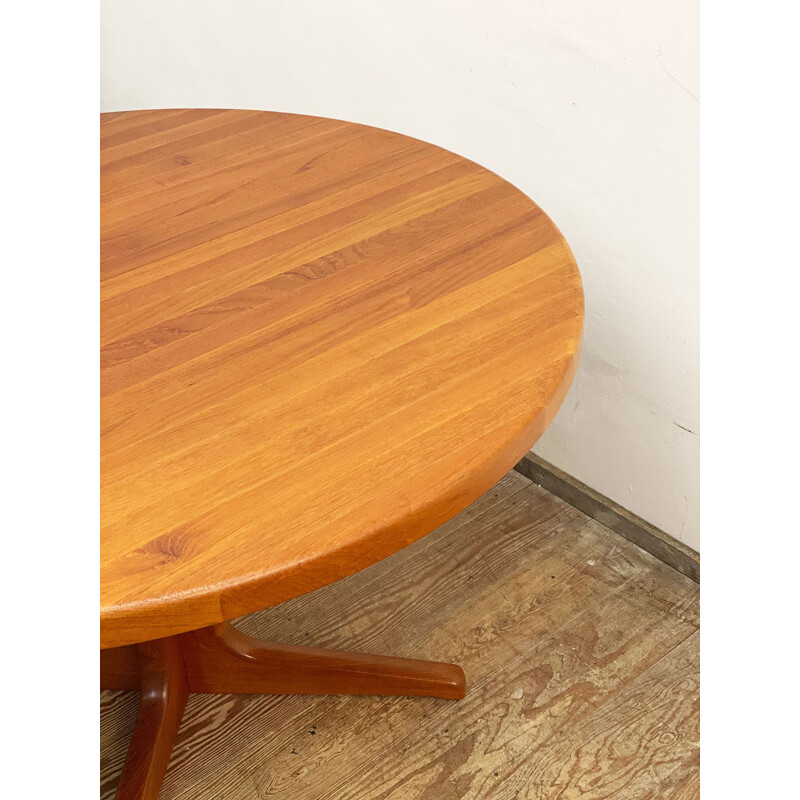 Mid-century teak extendable dining table by Glostrup, Denmark 1960s