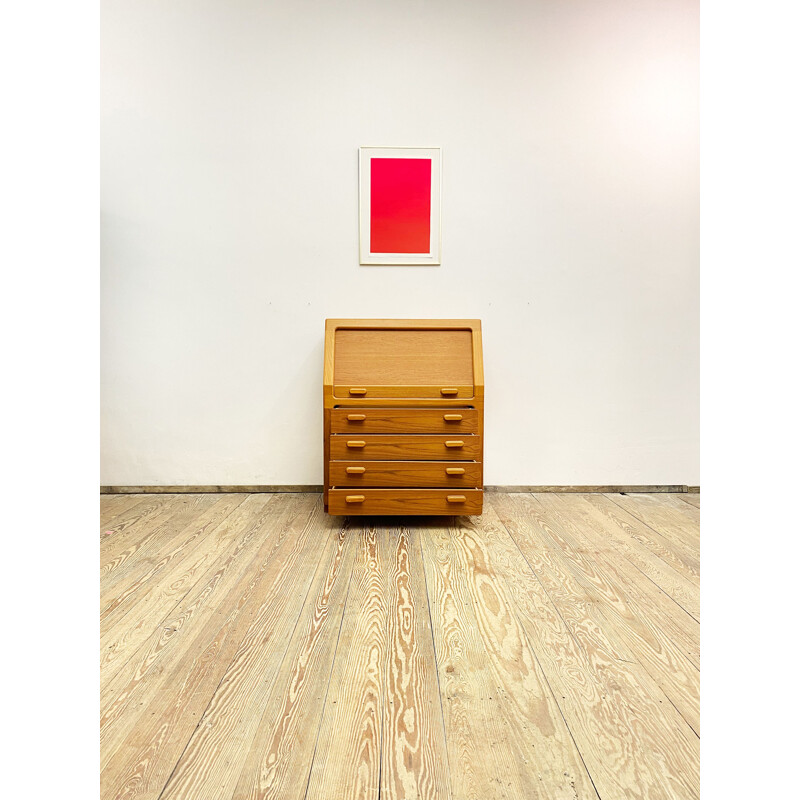 Vintage teak desk by Dyrlund, Denmark 1960