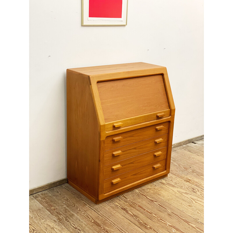 Vintage teak desk by Dyrlund, Denmark 1960