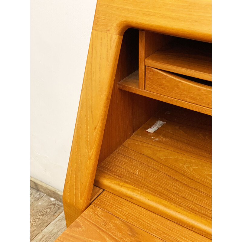 Vintage teak desk by Dyrlund, Denmark 1960