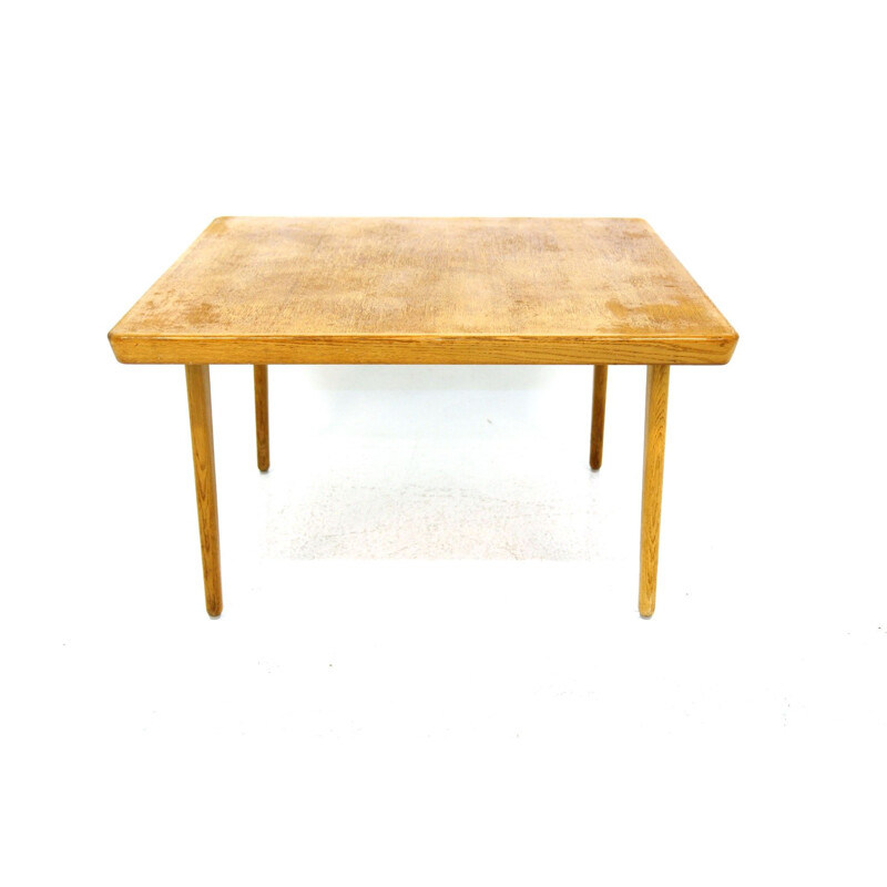 Vintage oak coffee table, Sweden 1960