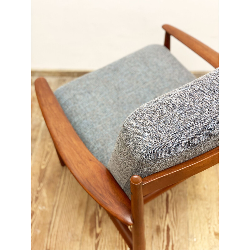 Mid-century teak armchair or easy chair by Grete Jalk for France & Son, 1950s