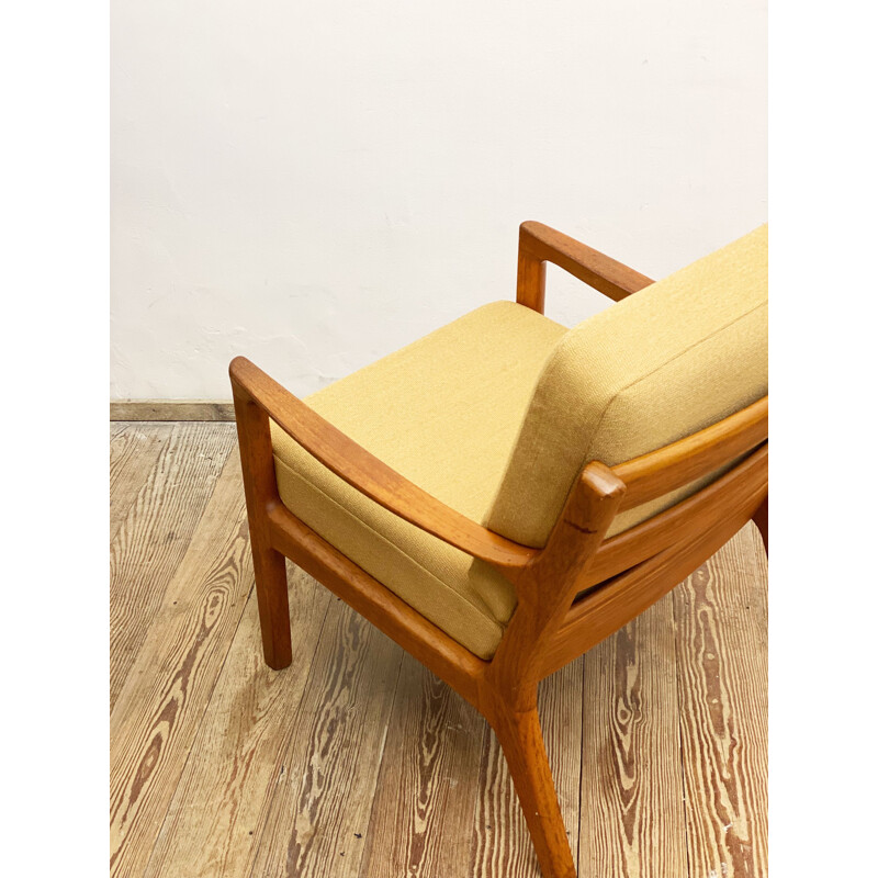 Vintage teak senator armchair or easy chair by Ole Wanscher, 1950s