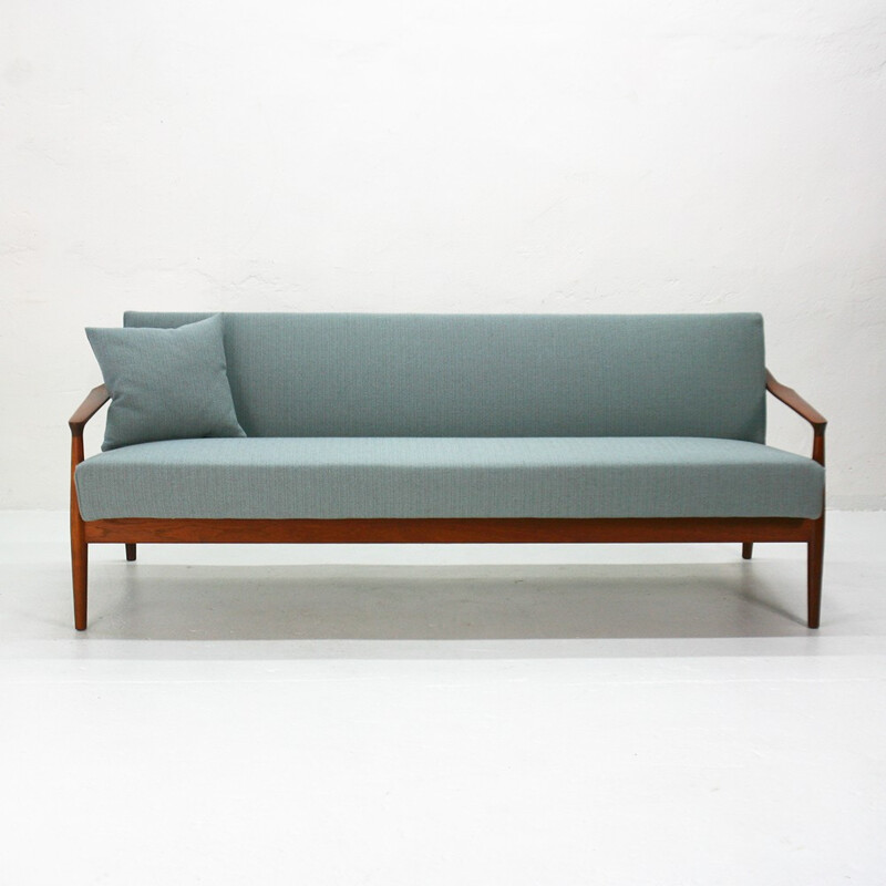 Mid-Century Scandinavian convertible teak couch - 1960s