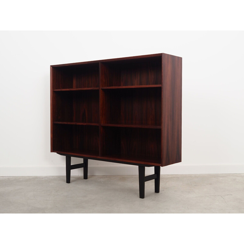 Mid-century rosewood bookcase danish design by Brouer, 1970s 