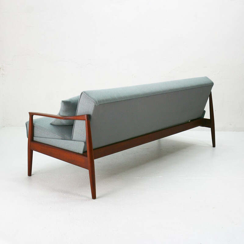 Mid-Century Scandinavian convertible teak couch - 1960s