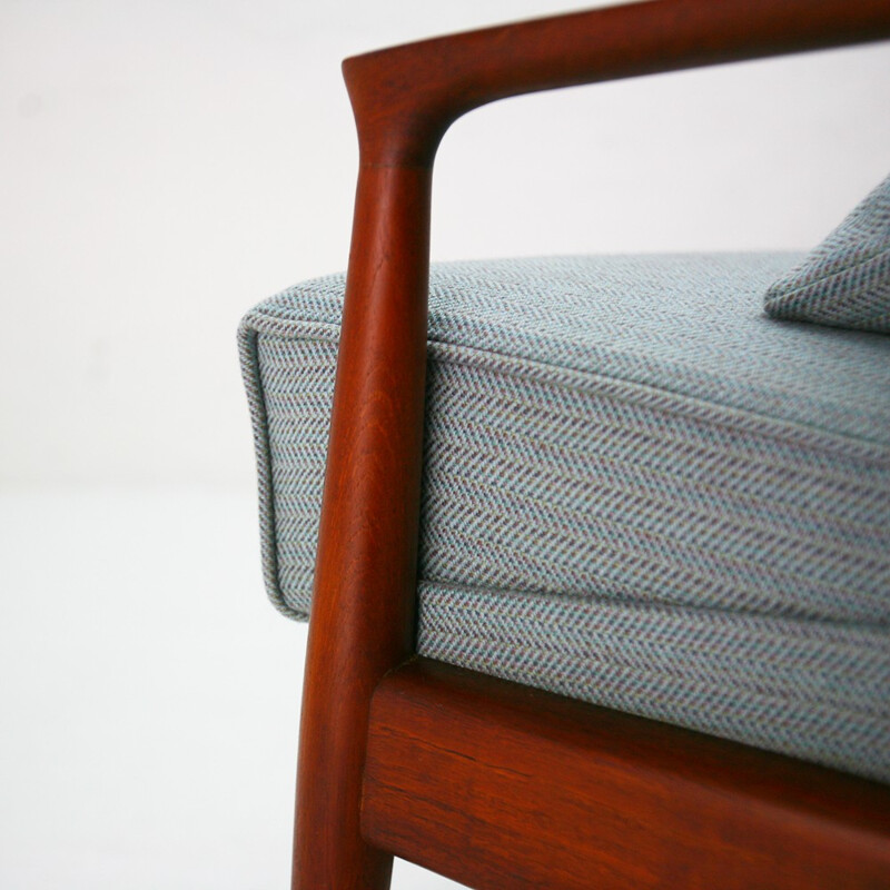 Mid-Century Scandinavian convertible teak couch - 1960s